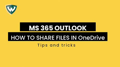 How to share files in OneDrive
