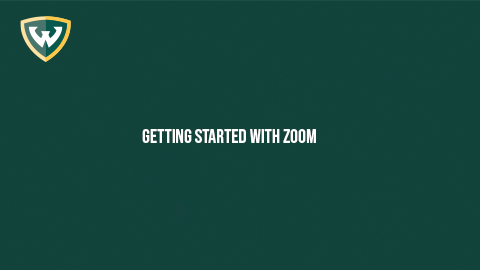 Getting started with Zoom